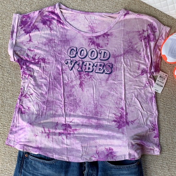 Style & Co Good Vibes Tee - Picture 5 of 13